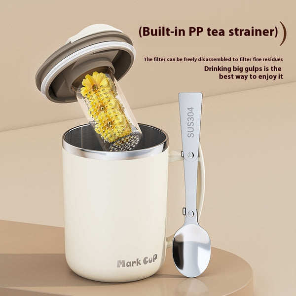 Stainless Steel Mug Cup Double Wall Insulation Anti-scalding Coffee Cup