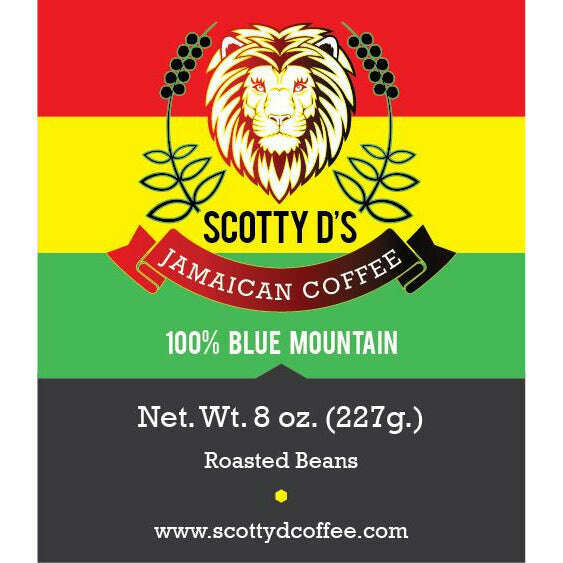 Scotty D's 100% Blue Mountain Coffee